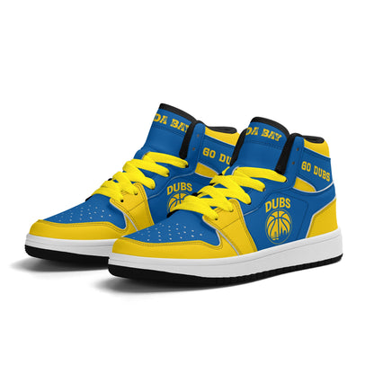 Golden State Basketball Team Themed Shoes For Kids