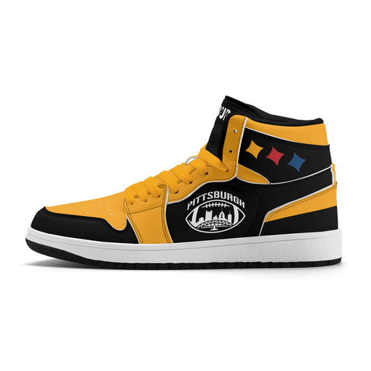 Pittsburgh Football Team Shoes - Jamrock Classics High