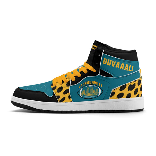 Jacksonville Football Team Teal Shoes