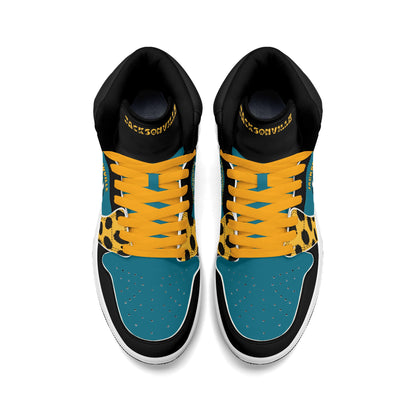 Jacksonville Football Team Teal Shoes