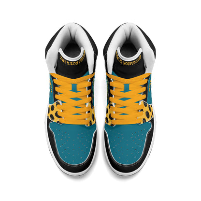 Jacksonville Football Team Teal Shoes