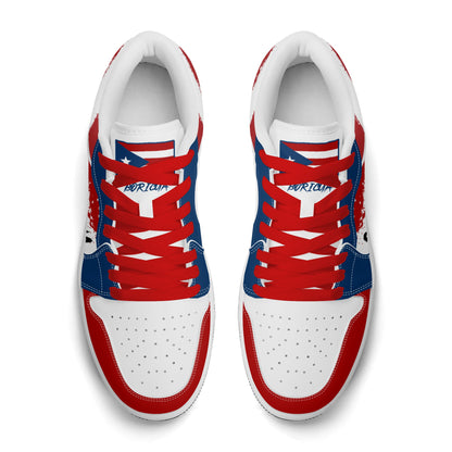 Puerto Rico Flag Shoes - Boricua Pride Sneakers - Jamrock Low
