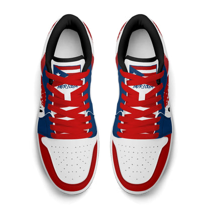 Puerto Rico Flag Shoes - Boricua Pride Sneakers - Jamrock Low
