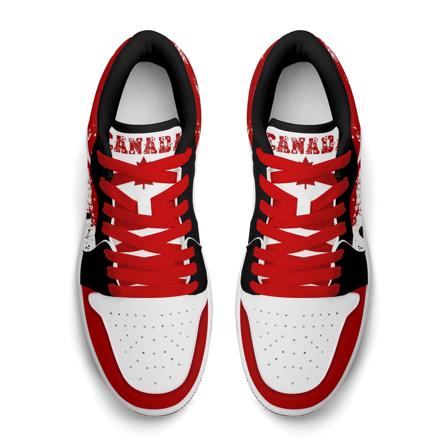 Canada Soccer Flag Shoes – Jamrock Low Sneakers