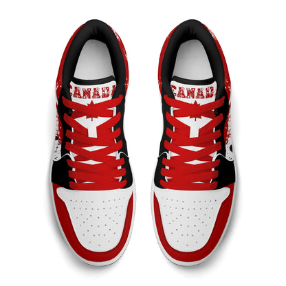 Canada Soccer Flag Shoes – Jamrock Low Sneakers