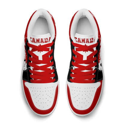 Canada Soccer Flag Shoes – Jamrock Low Sneakers