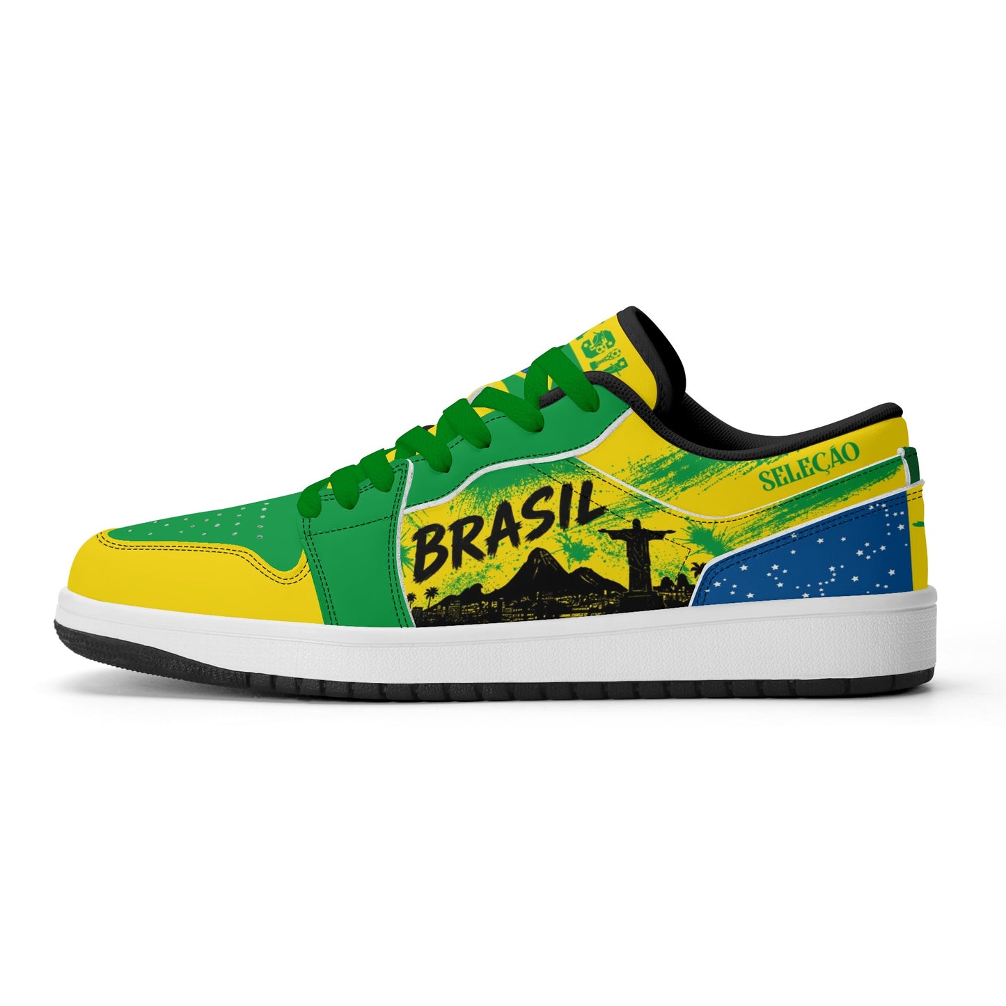 Brazil Flag Shoes - Brasil National Low Tops - Jamrock