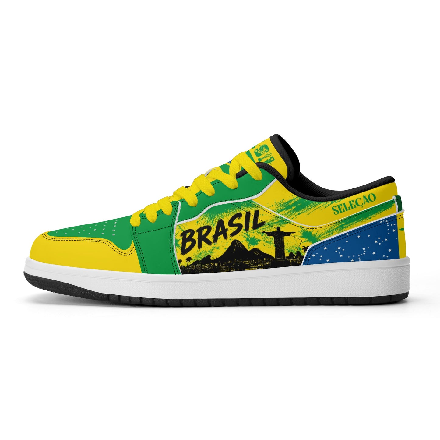 Brazil Flag Shoes - Brasil National Low Tops - Jamrock