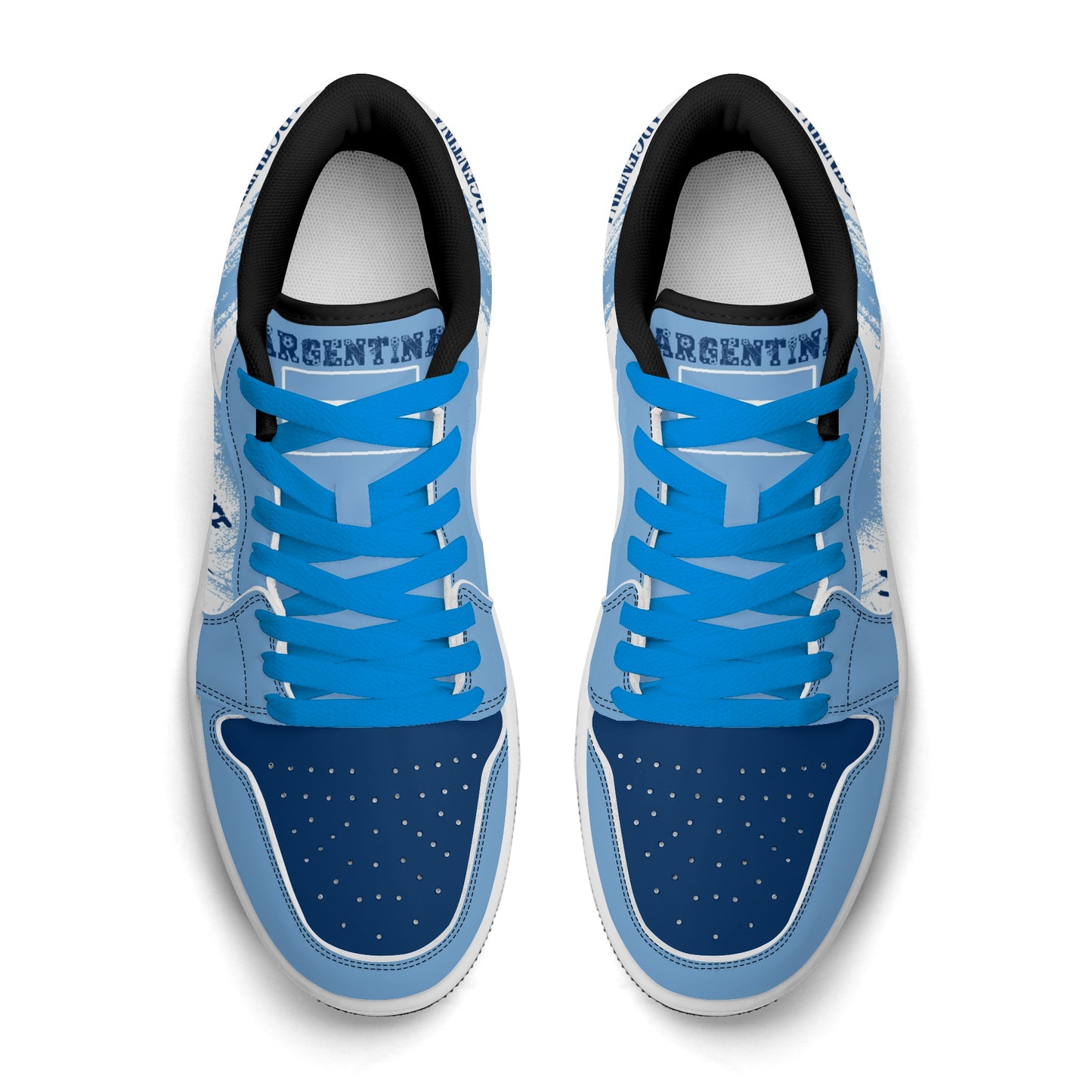 Argentina Soccer Flag Shoes - La Albiceleste Soccer Low Tops - Jamrock