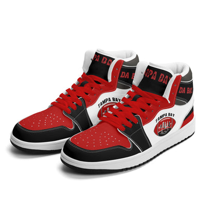 Tampa Bay Football-Inspired High Top Sneakers White - Jamrock High