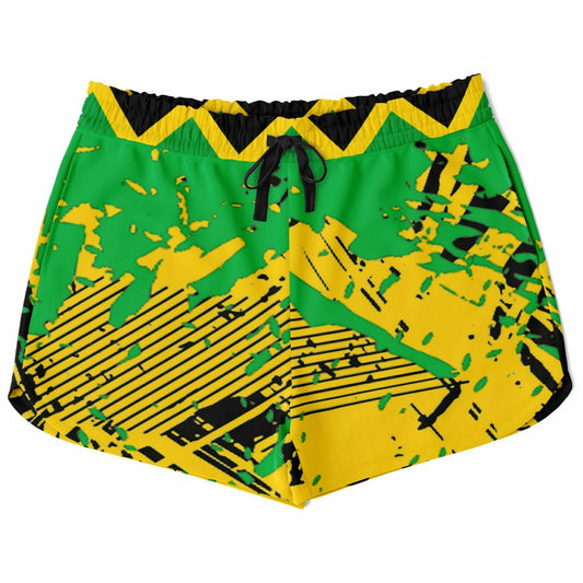 Women's Jamaica Flag Shorts