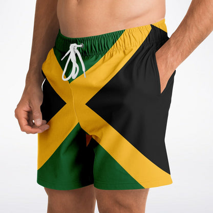 Jamaica Flag Athletic Shorts