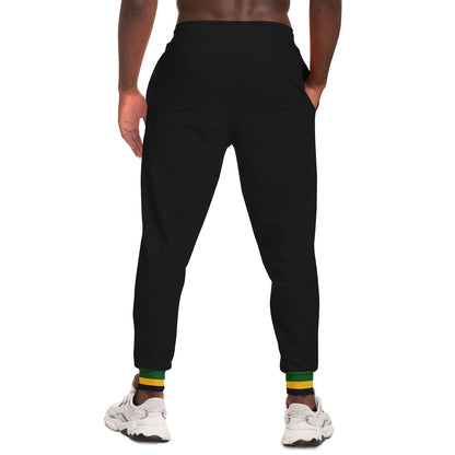Jamaica Casual Joggers Pants - White Black