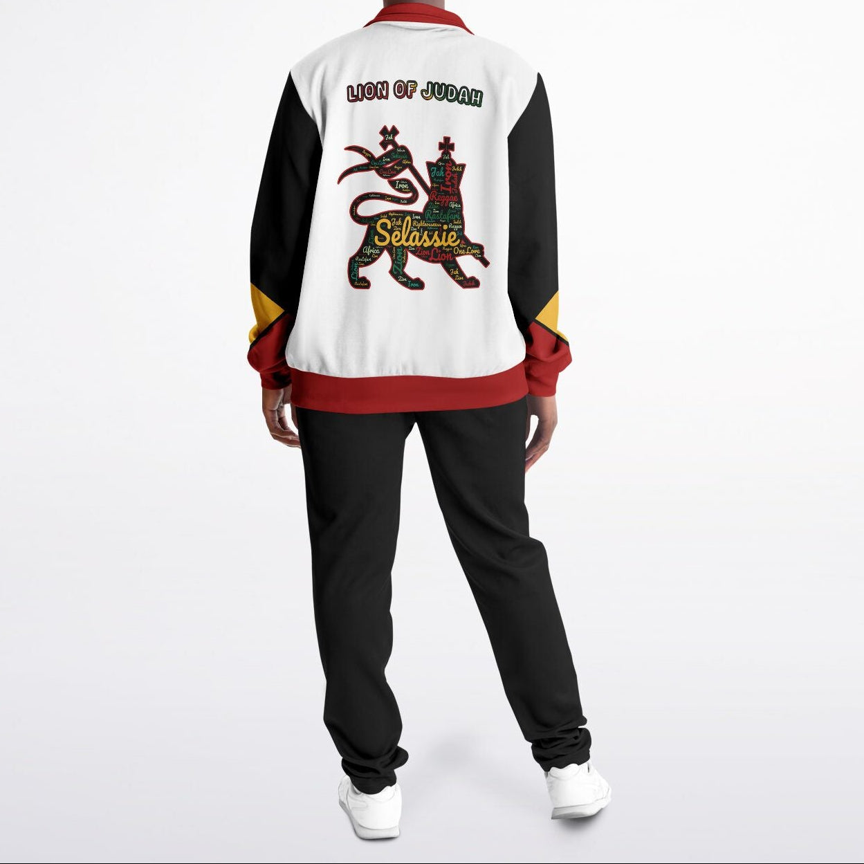 Rasta Tracksuit - Lion Of Judah White