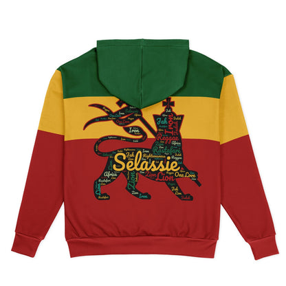 Rasta Heavyweight Pull Over Hoodie