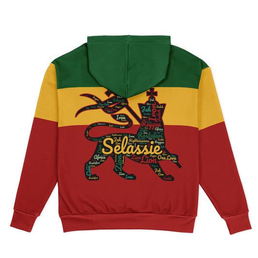 Rasta Heavyweight Pull Over Hoodie