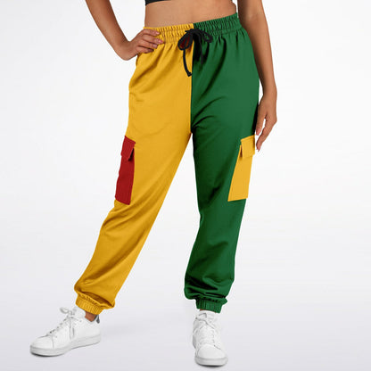 Colorful Casual Cargo Sweatpants