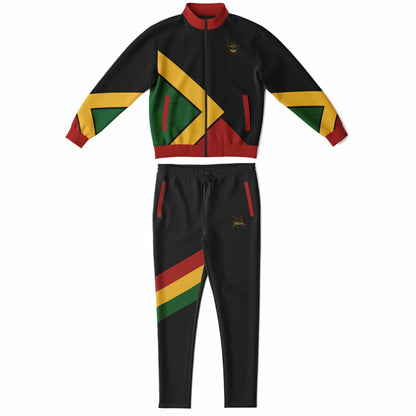 Rasta Tracksuit - Lion Of Judah Black