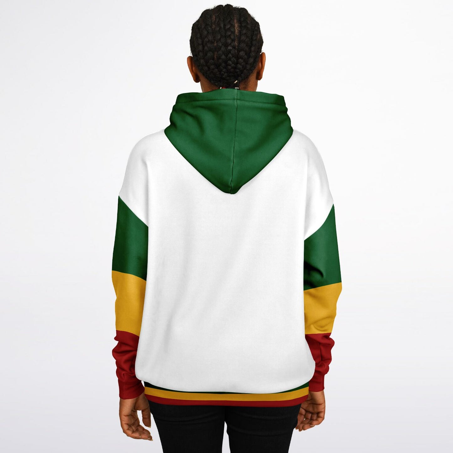 Rasta Heavyweight Pull Over Hoodie