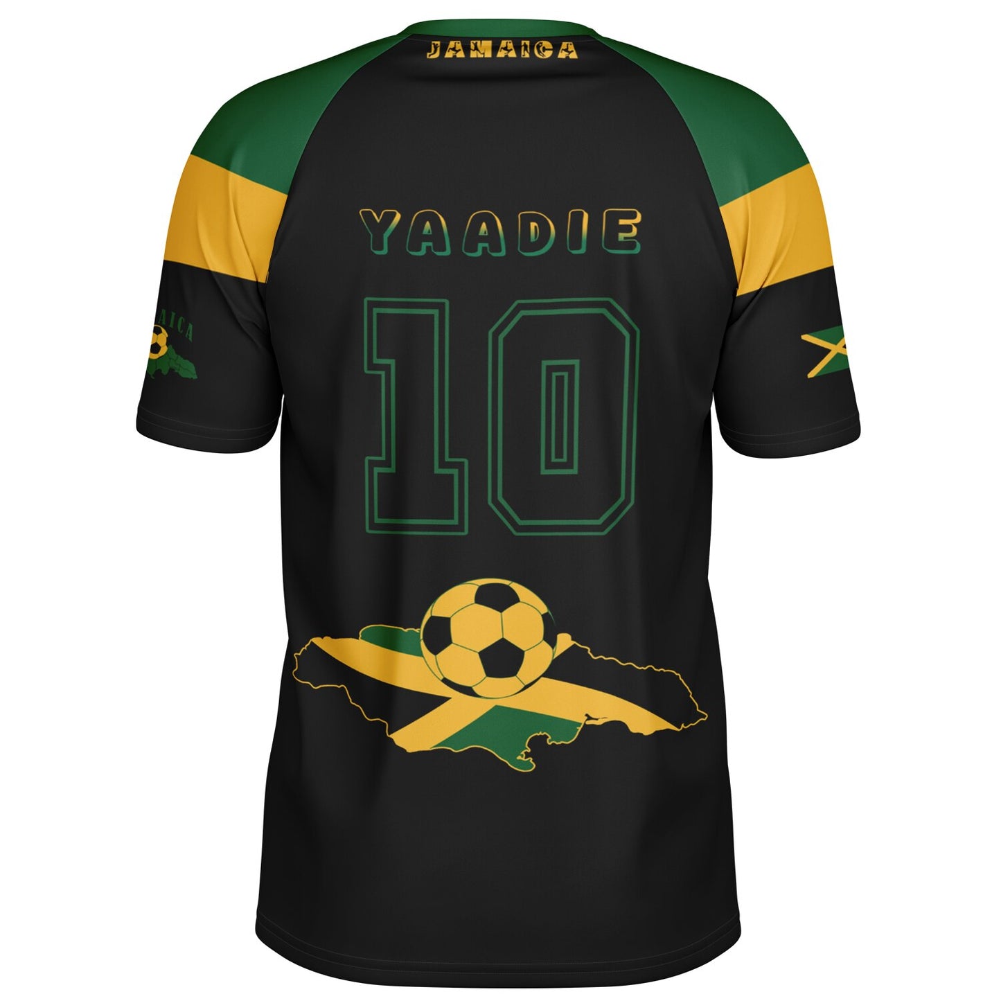 Jamaica Soccer Jersey - Black