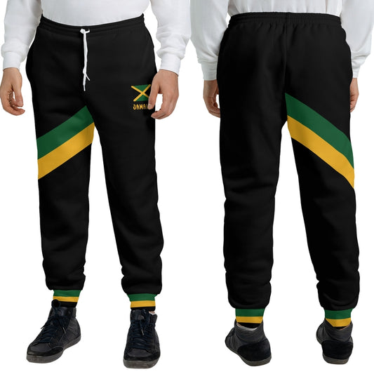 Jamaica Jogger Sweatpants - Yaadie Pride Black