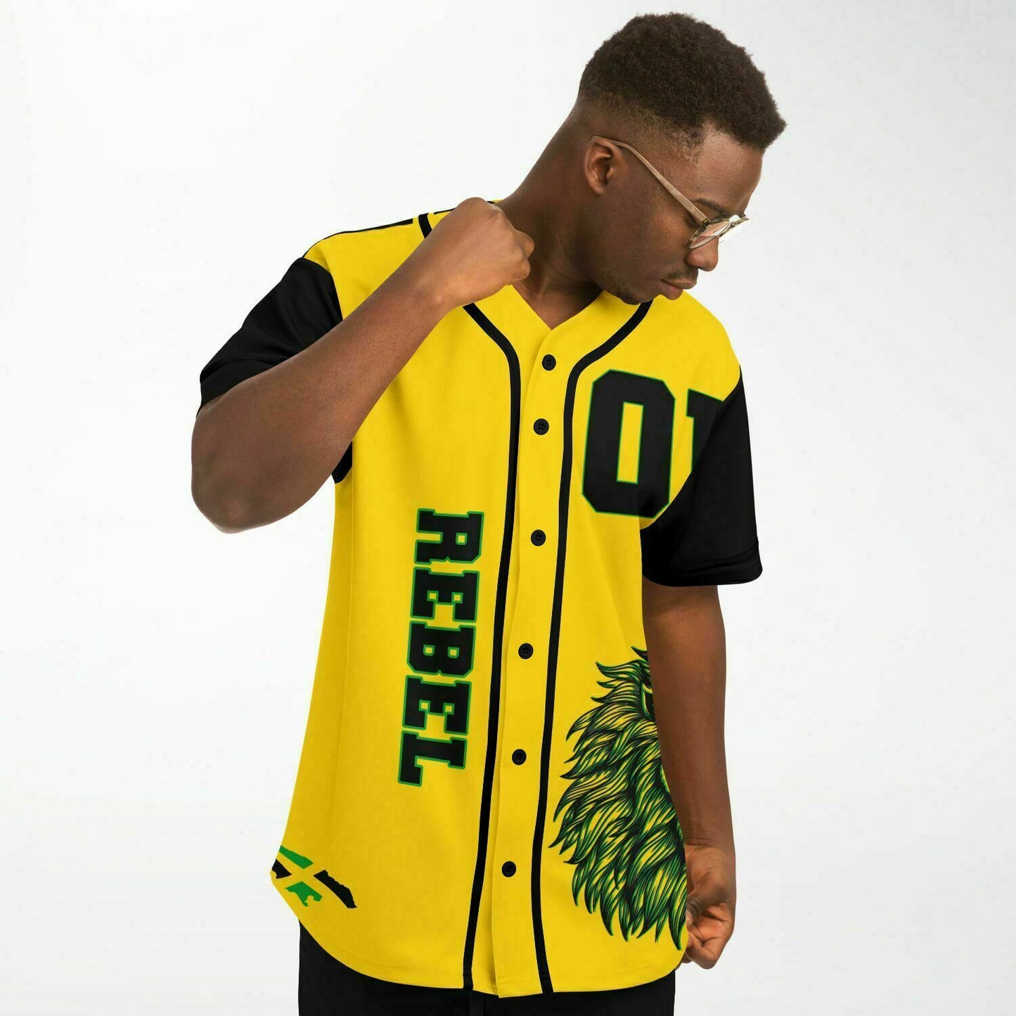 Jamaican Baseball Jersey Short Set