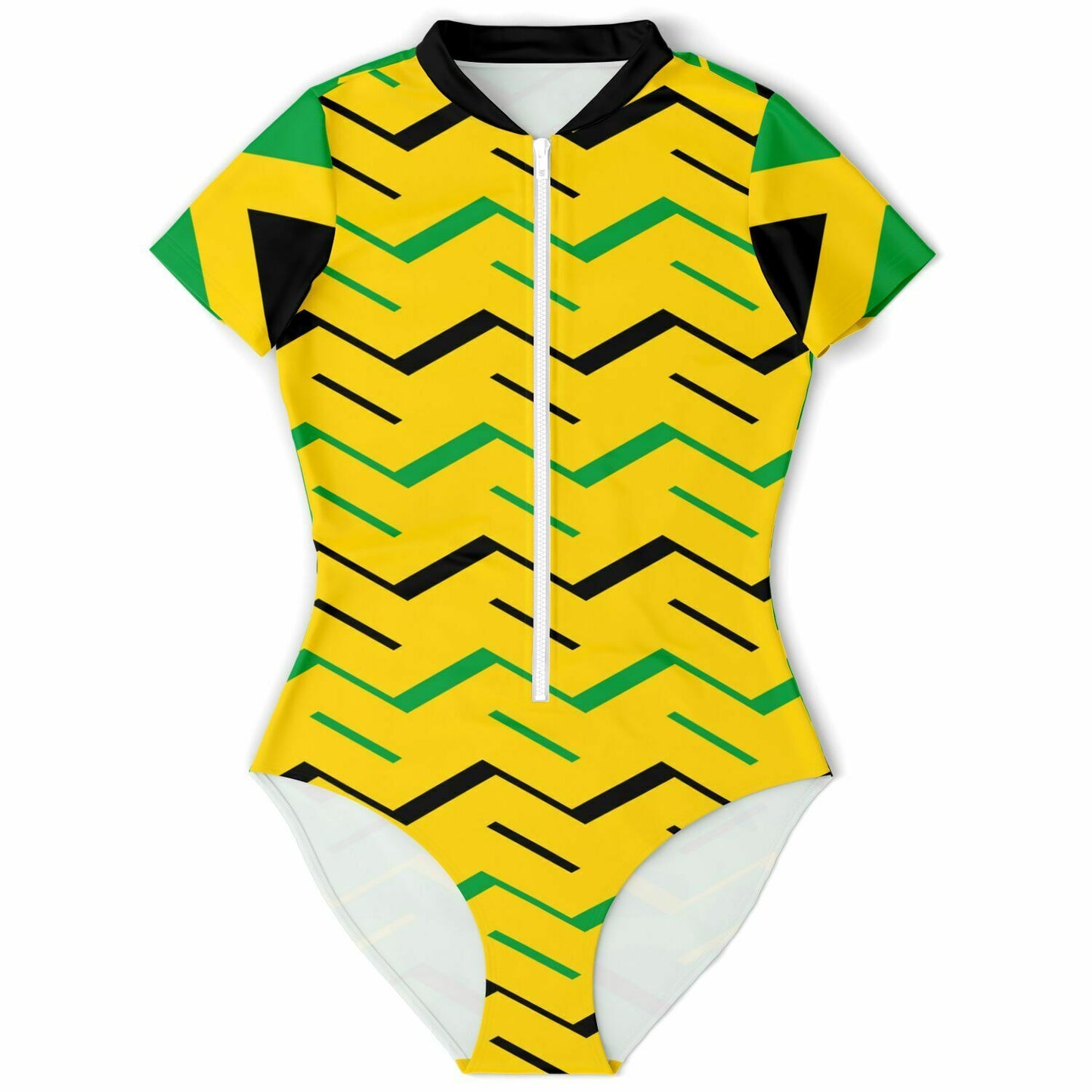 Jamaican Flag Bodysuit Short Sleeve