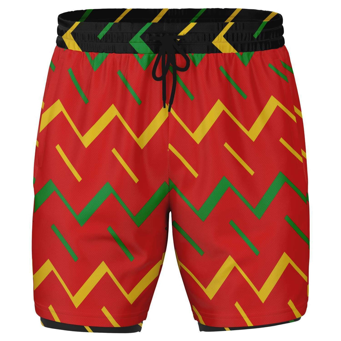 Jamaica Athletic 2-in-1 Compression Shorts