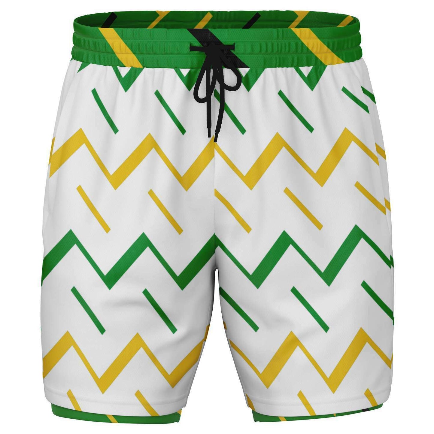 Jamaica Athletic 2-in-1 Compression Shorts