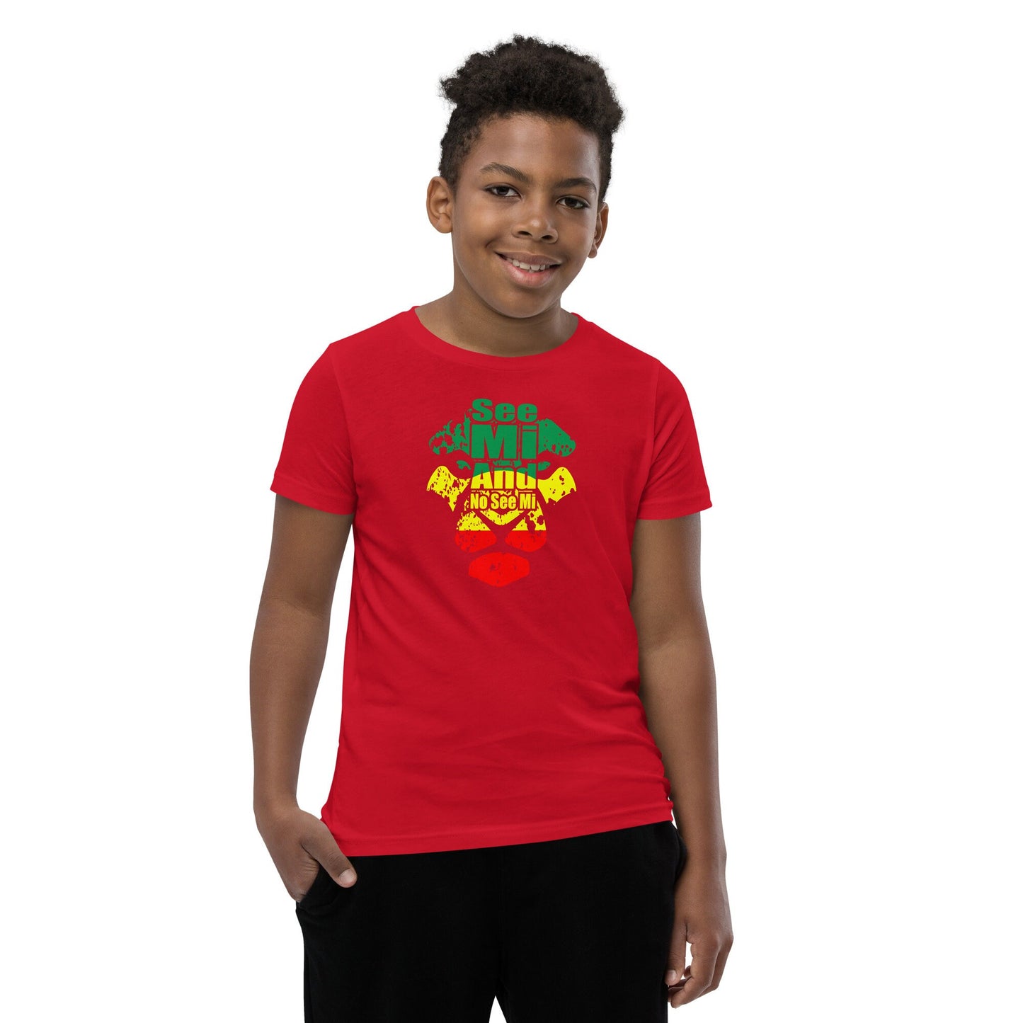 Jamaica Shirt Youth - "See Mi and No See Mi"