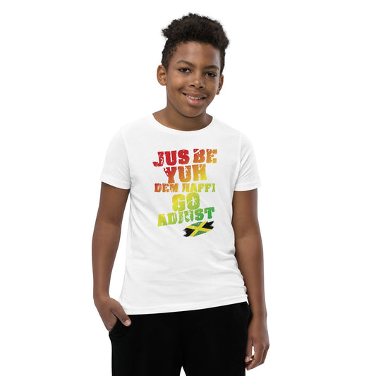 Jamaica Shirt Youth - "Jus Be Yuh Dem Haffi Go Adjust"