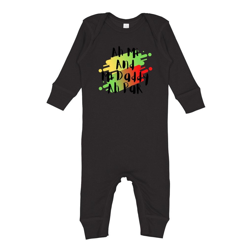 Jamaica Baby Infant Onesie - Ah Mi and Mi Daddy Ah Par