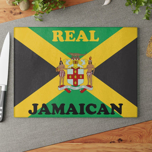 Jamaican Glass Cutting & Charcuterie Board