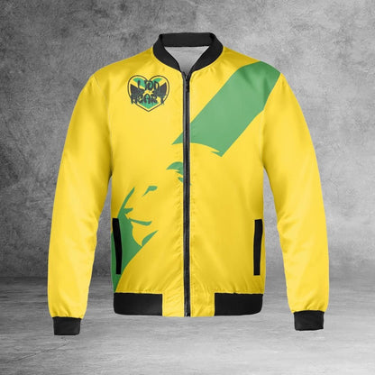 Jamaica Lion Bomber Jacket Unisex