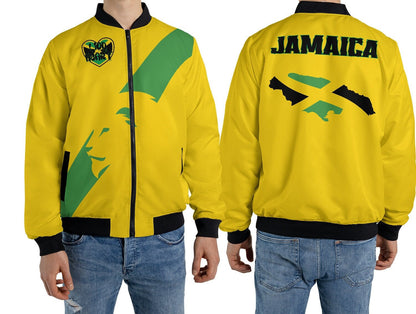 Jamaica Lion Bomber Jacket Unisex