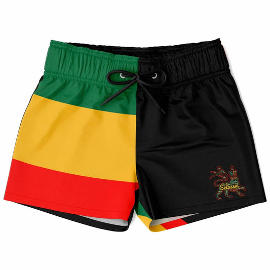 Youth Rasta Swim Trunks Athletic Shorts