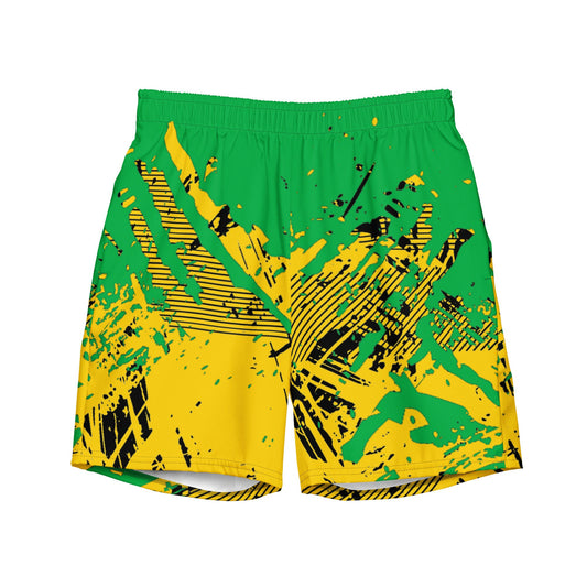 Jamaica Splatter Swim Trunks / Athletic Shorts