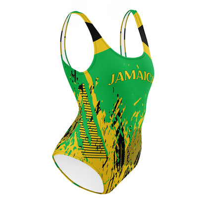 Jamaica Flag Swimsuit Monokini
