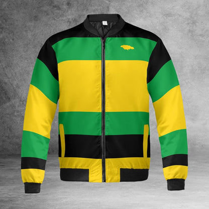 Jamaica Map Flag Bomber Jacket