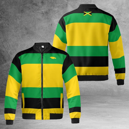 Jamaica Map Flag Bomber Jacket