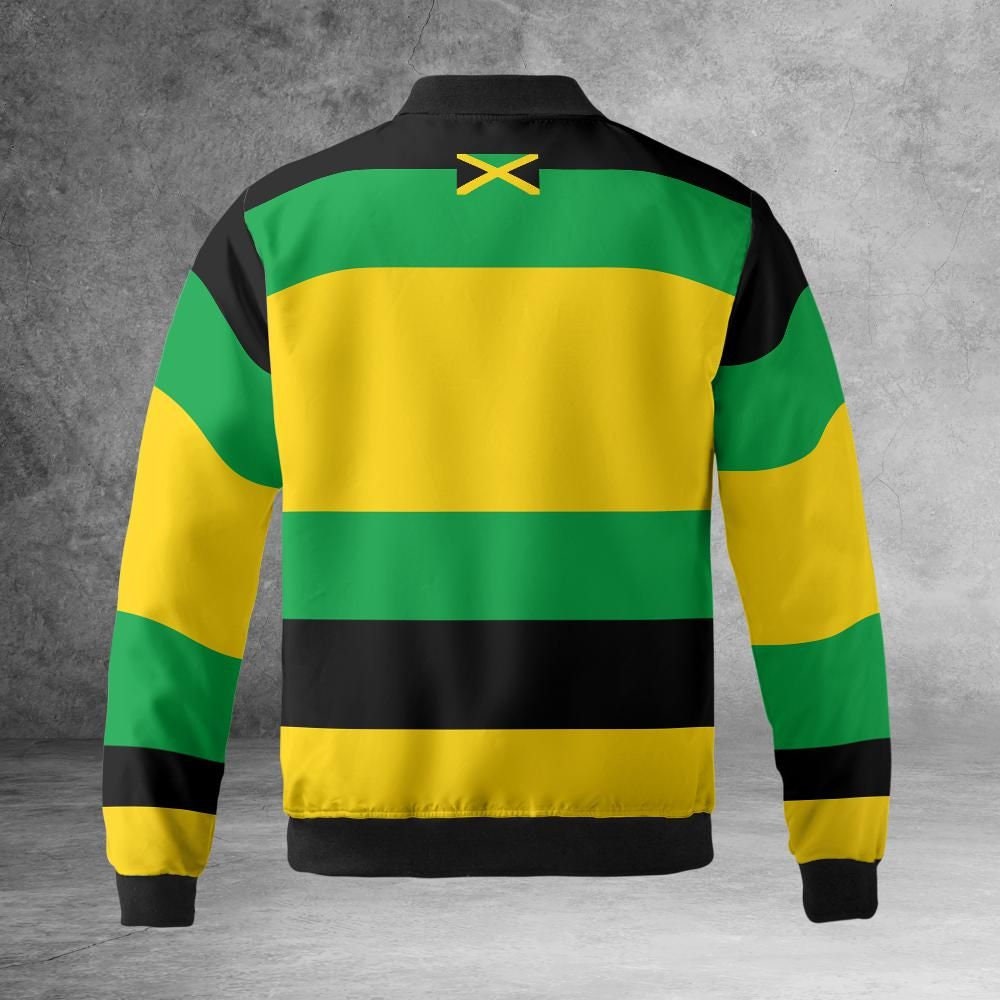 Jamaica Map Flag Bomber Jacket